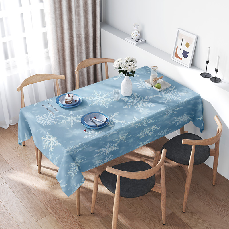 Snowflake Dining Tablecloth Wi - مراجعة Home Decor Online Shopping وسعره