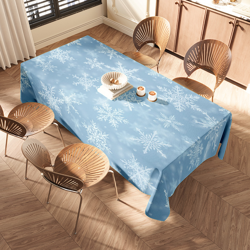 Snowflake Dining Tablecloth Wi - مراجعة Home Decor Online Shopping وسعره