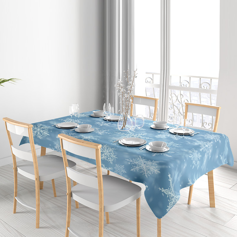 Snowflake Dining Tablecloth Wi - مراجعة Home Decor Online Shopping وسعره